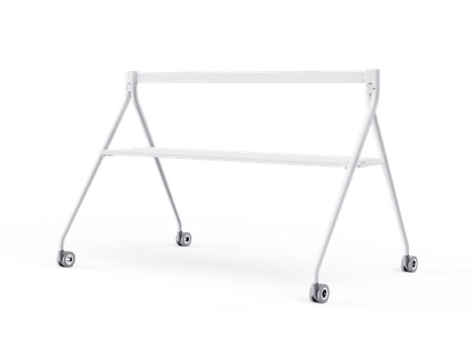 MB-Floorstand-860-W - White Floorstand for the 86' Meetingboard