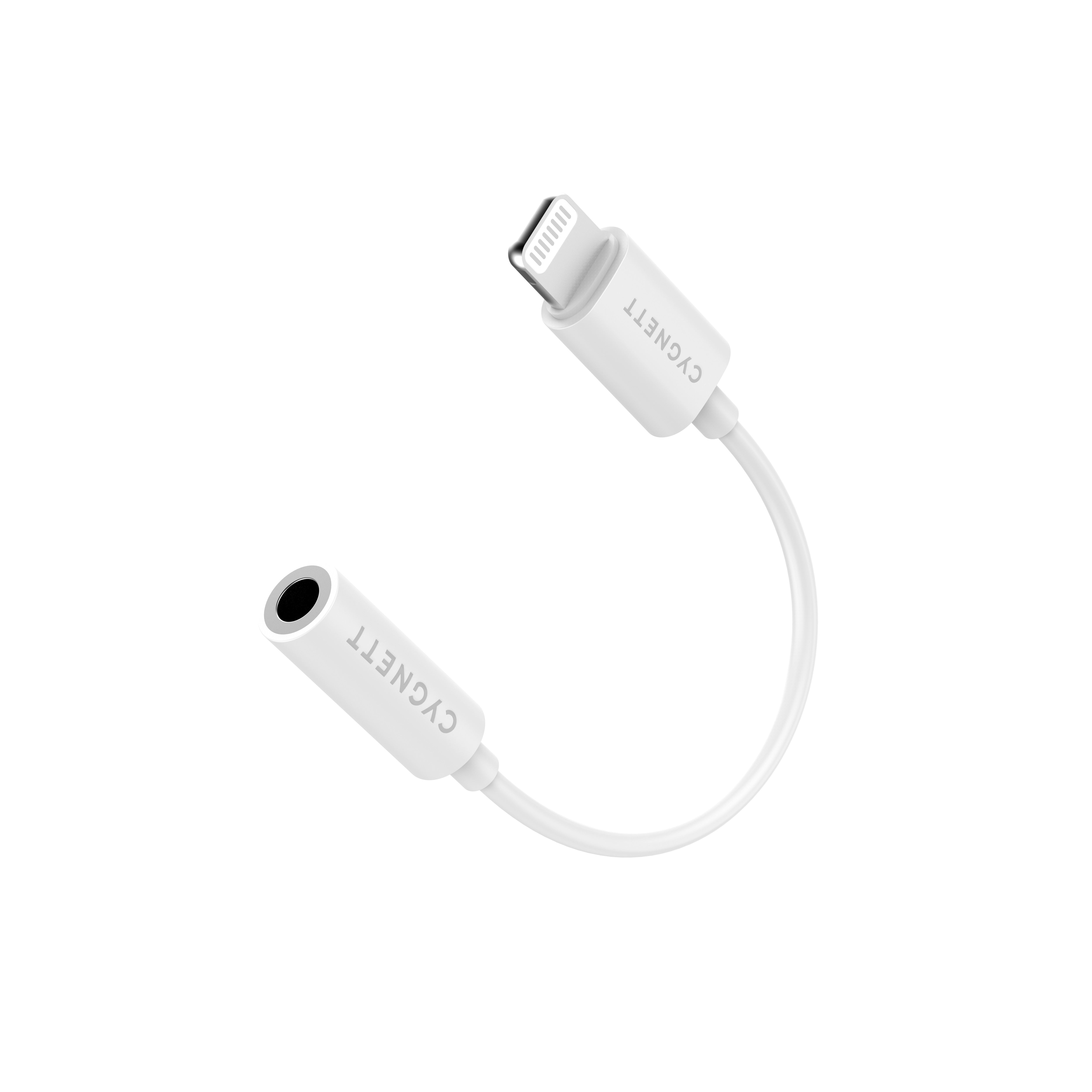 Cygnett Essentials Lightning to 3.5mm AUX Audio Cable Adapeter - White (CY3629PCCPD), Best for iPhone, iPad & iPod, Versatile Connectivity