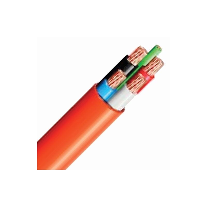 1.5mm 4 Core & Earth Orange Circular Cable 100 Metre Drum (DALI Cable with Power)