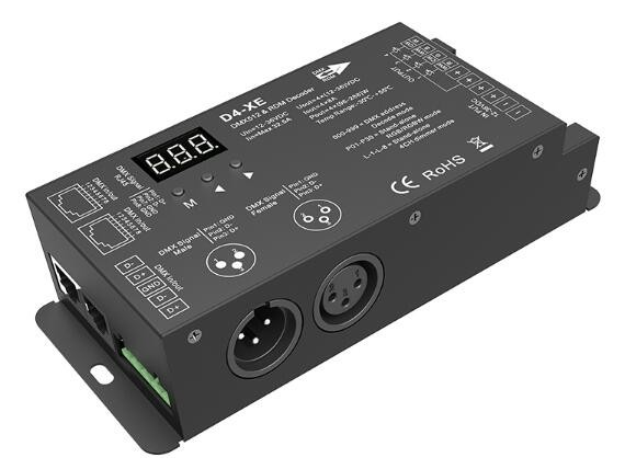 DMX Decoder 4 Channel DC (12-36V 8A)