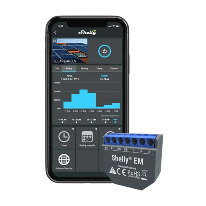 Shelly Single Phase Energy Meter Kit