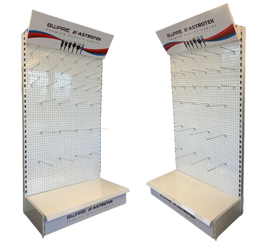 Retail Cable Display Stand 2 - Dimension 45x102x180cm - Get it FREE when buy $1000 8ware/Astrotek Products