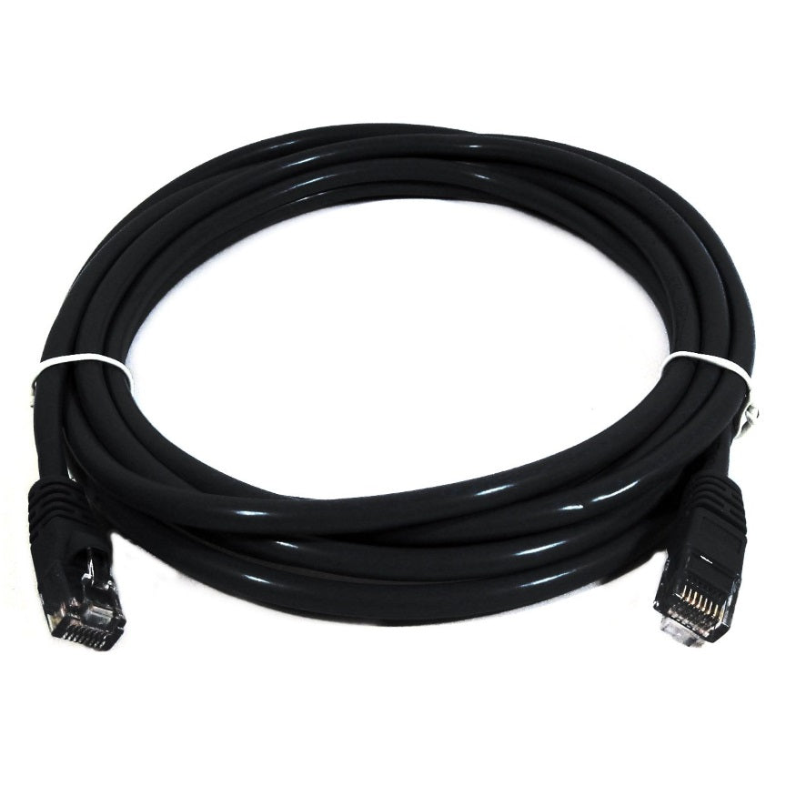 8Ware CAT6A Cable 0.5m (50cm) - Black Color RJ45 Ethernet Network LAN UTP Patch Cord Snagless