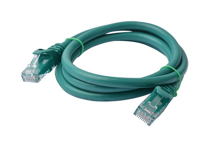 8Ware CAT6A Cable 1m - Green Color RJ45 Ethernet Network LAN UTP Patch Cord Snagless