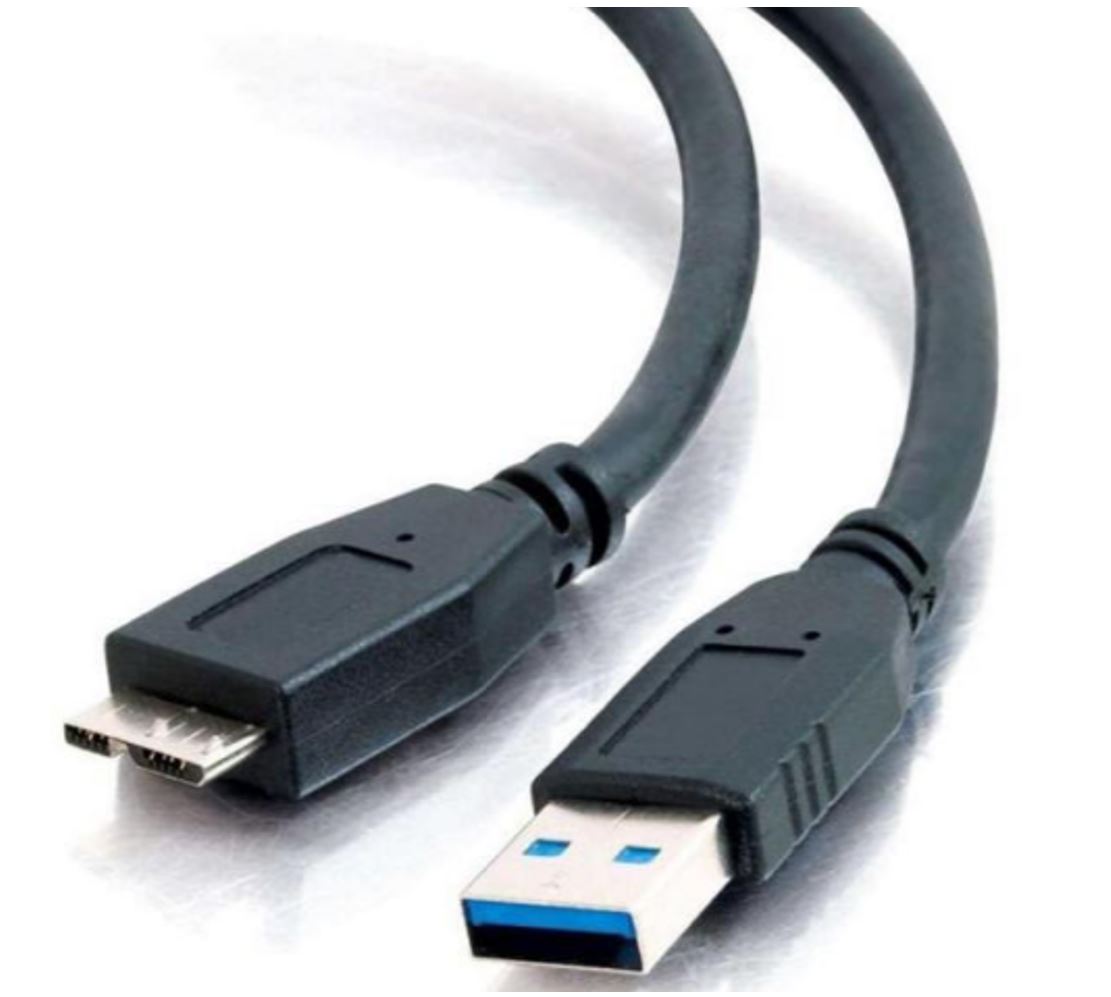 8Ware 1m USB 3.0 Type A to Micro-USB Type B Male to Male for Charging or Data Sync Mobile Devices Phone Tablet PDA GPS