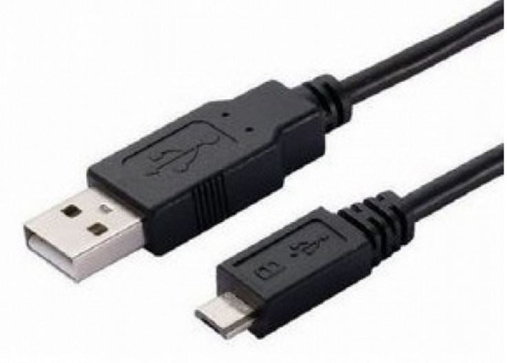 Astrotek USB to Micro USB Cable 2m - Type A Male to Micro Type B Male Black Colour RoHS