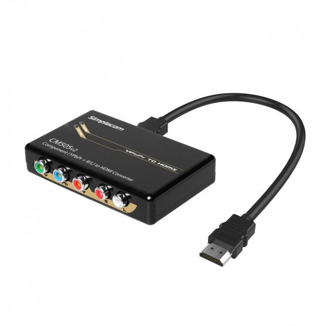 (LS)Simplecom CM505v2 Component (YPbPr + Stereo R/L) to HDMI Converter Full HD 1080p(LS)