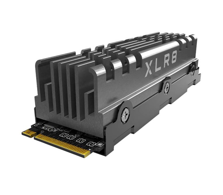 PNY CS3140 2TB NVMe Gen4 SSD with Heatsink M.2 7500MB/s 6850MB/s R/W 1400TBW 650K/700K 2M hrs MTBF 5yrs