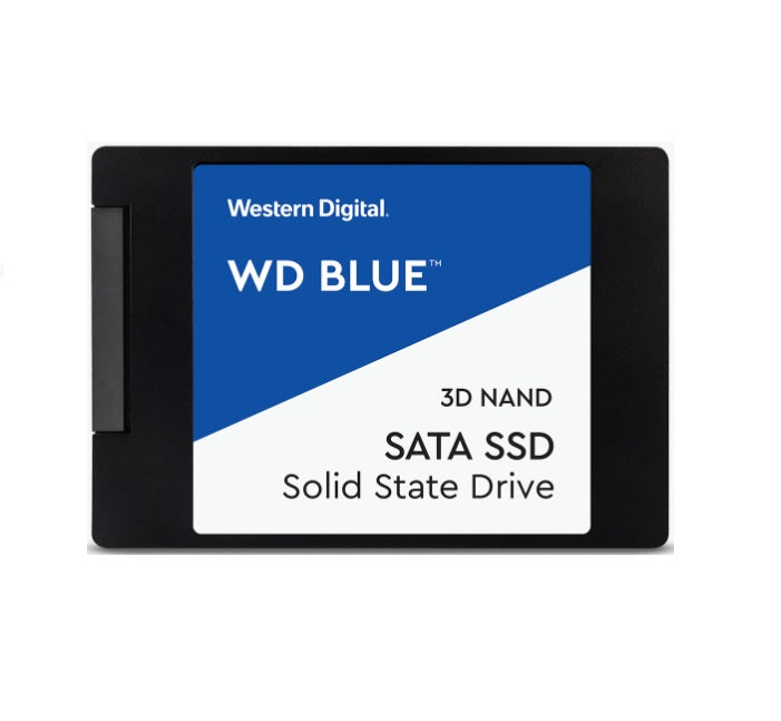 Western Digital WD Blue 1TB 2.5' SATA SSD 560R/530W MB/s 95K/84K IOPS 400TBW 1.75M hrs MTBF 3D NAND 7mm 5yrs Wty ~WDS100T2B0A