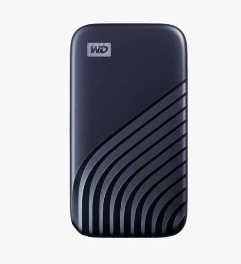 WD 2TB My Passport™ SSD Portable Storage -1050MB/s1 and write speeds of up to 1000MB/s1 -USB 3.2 Gen-2 and USB-C™ -Password Protection