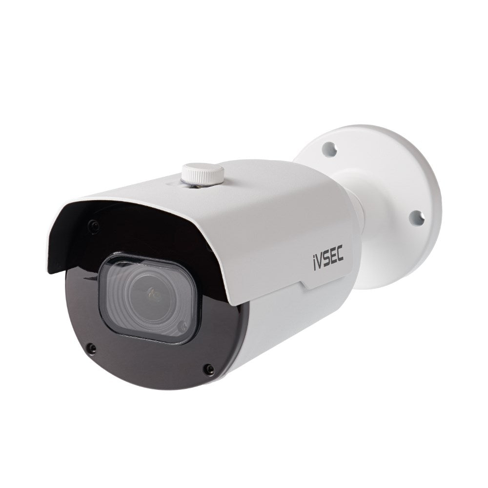 IVSEC BULLET IP CAMERA 8MP SONY SENSOR 2.8-12MM MOTORISED LENS POE IP66 45M IR IVS