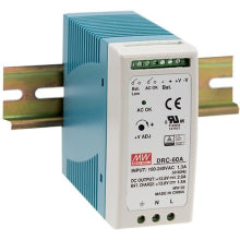 Mean Well 13.8v / 2.8a Din Rail Power Supply With Battery Back-up (Ups Function)