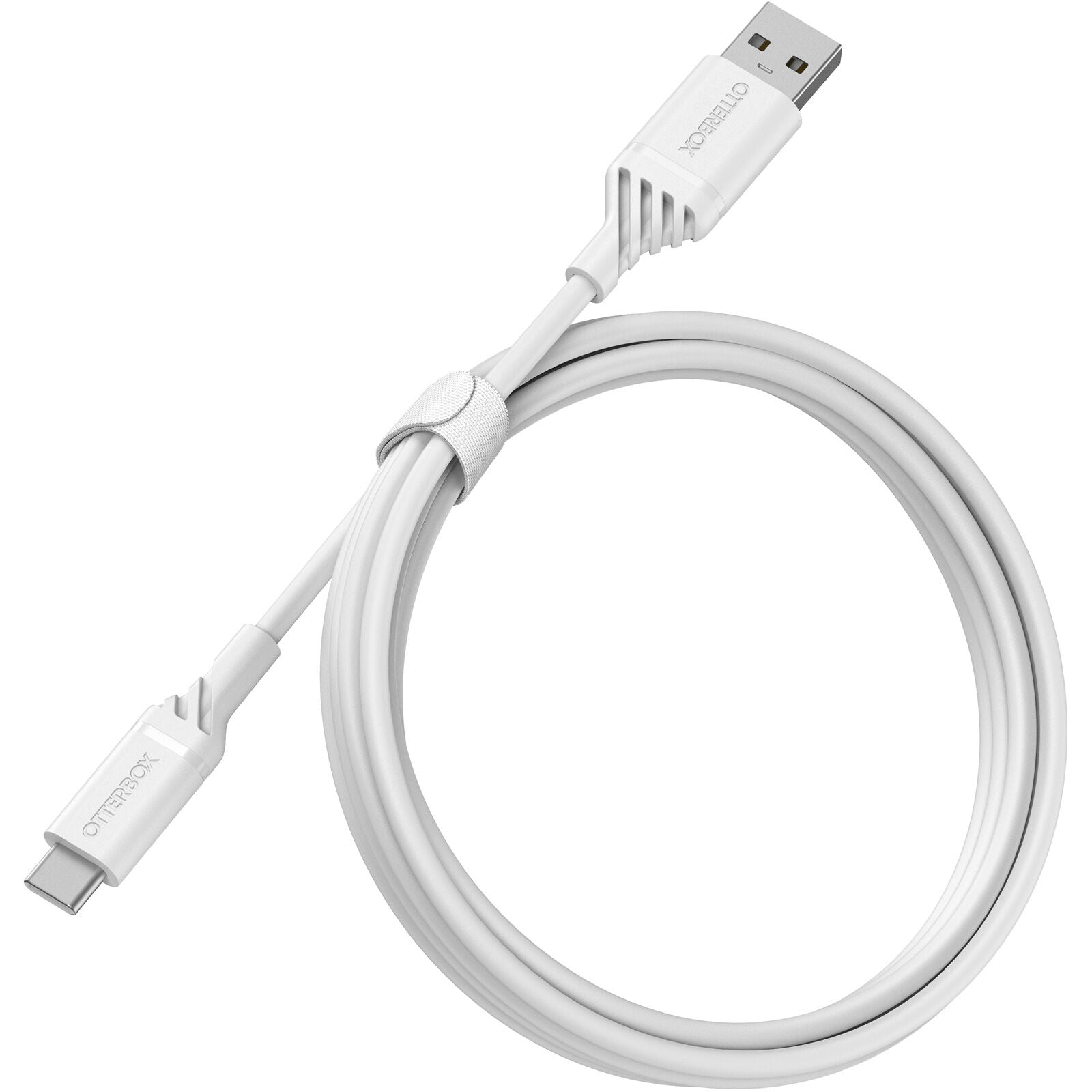 OtterBox USB-C to USB-A Cable (1M) - White (78-52536), USB 2.0, 3 AMPS (60W),Bend/Flex-Tested 3K Times, Durable & Flexible, 480 Mbps Transfer Rate