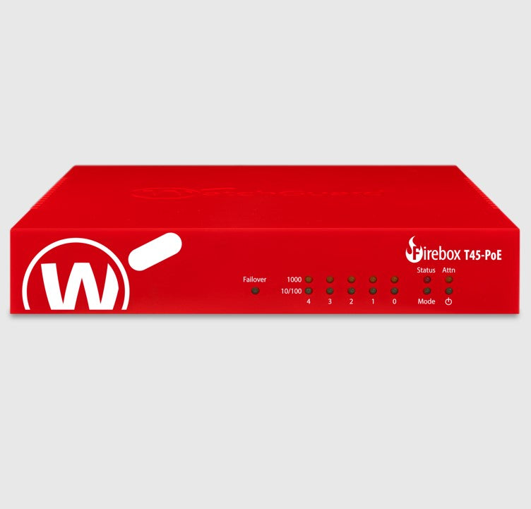 WatchGuard Firebox T45-PoE with 1-yr Basic Security Suite (AU)