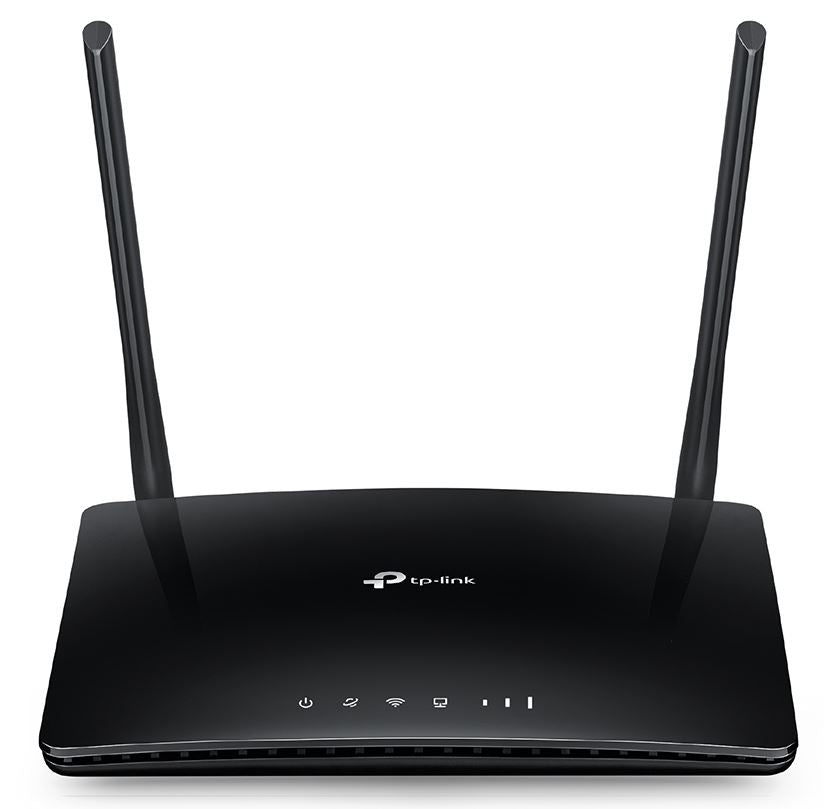TP-Link TL-MR6400 N300 Wireless N 3G/4G LTE Router 2.4GHz (300Mbps) 802.11bgn 3x100Mbps LAN 1x 100Mbps 4G SIM Slot, Band5&Band28
