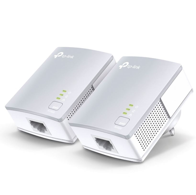 TP-Link TL-PA4010 KIT AV600 Powerline Ethernet Adapter Starter Kit 600Mbps HomePlug AV 1xLAN Port 300m Range Plug & Play Mini Size