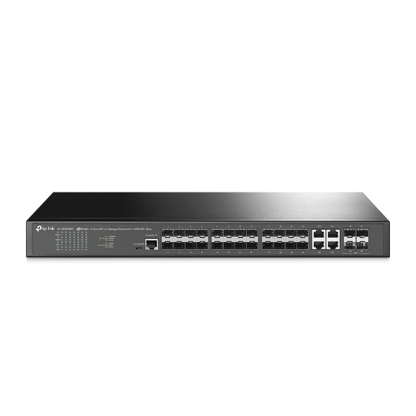 TP-Link TL-SG3428XF JetStream 24-Port SFP L2+ Managed Switch with 4 10GE SFP+ Slots  Omada