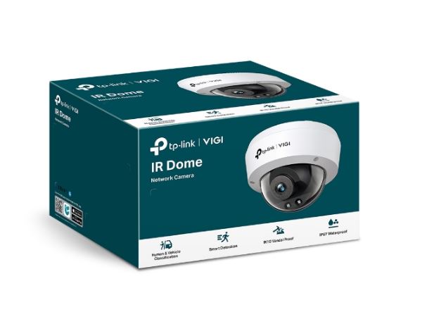 TP-Link VIGI 3MP C230I(4mm) IR Dome Network Camera, 4mm Lens, Smart Detection, 3YW (LD)