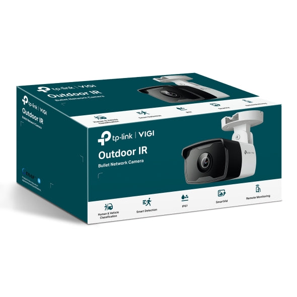 TP-Link VIGI 3MP C330I(6mm)  Outdoor IR Bullet Network Camera, 6mm Lens, Smart Detection, 2YW (LD)