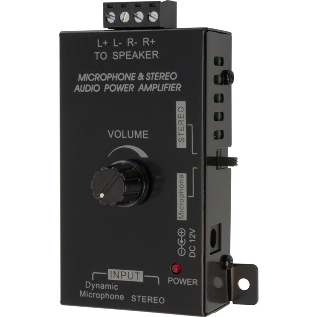 STEREO AUDIO POWER AMPLIFIER FOR IN CEILING PASSIVE SPEAKER D-CLASS AMP 15W RMS  0.06 THD