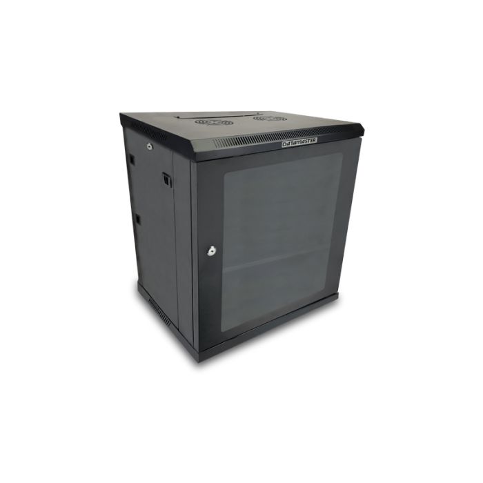 Datamaster 12RU Wall Cabinet 450mm Deep - Dimensions= 600W x 450D X 650H