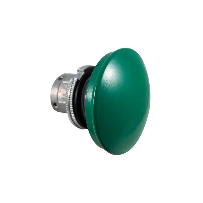 High Impact IP67 Mushroom Button 22mm Diameter - GREEN